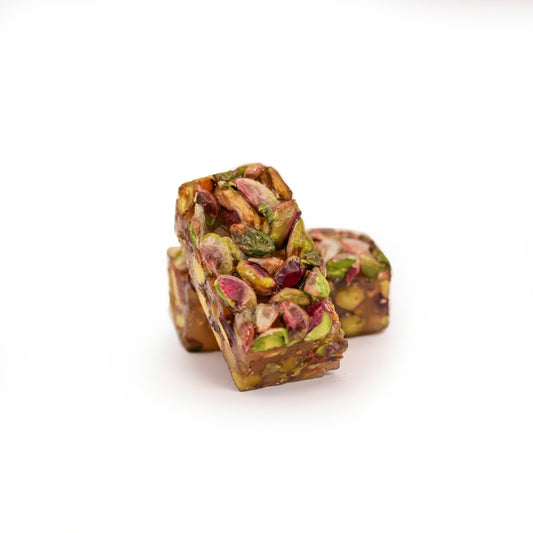 Luxury Turkish Delights Pistachio Nuts wrapped candy Raha Nougat