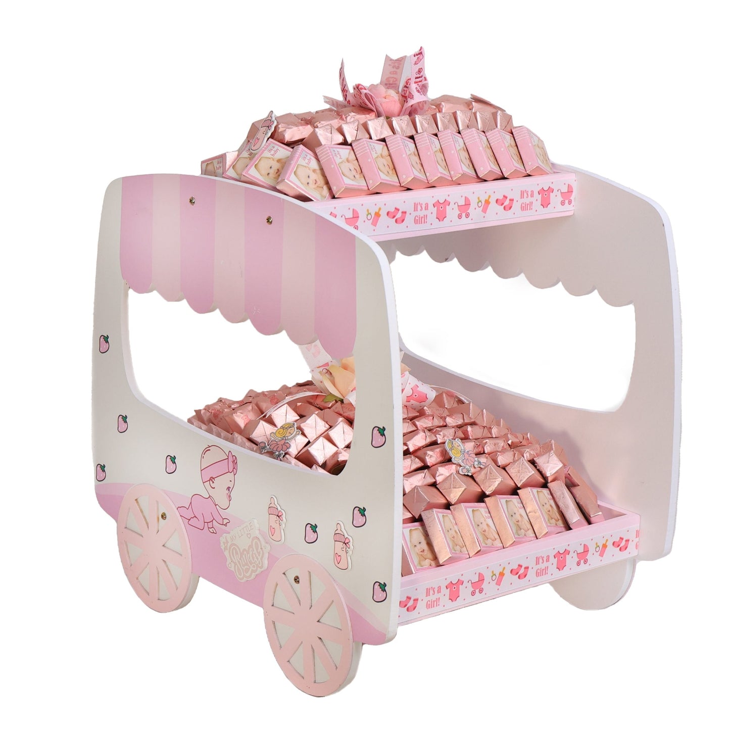 Baby Girl Born - Birthday Gift Belgium Chocolates