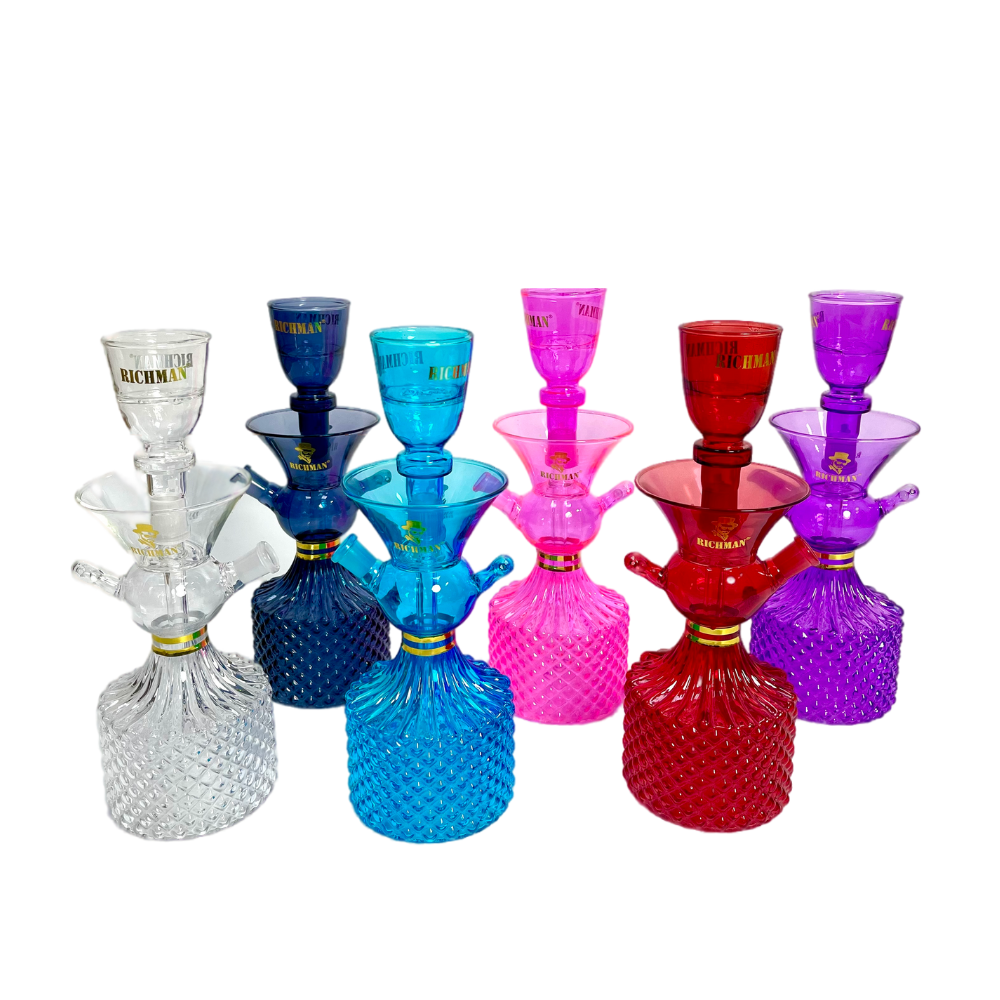 GH029L Shisha Hookah Box Set with complete accessories hose two heads plate