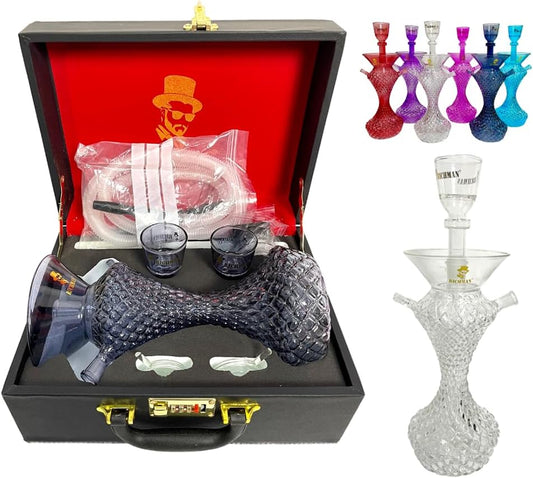 Richman Traveling Box Hookah Shisha Set with complete accessories