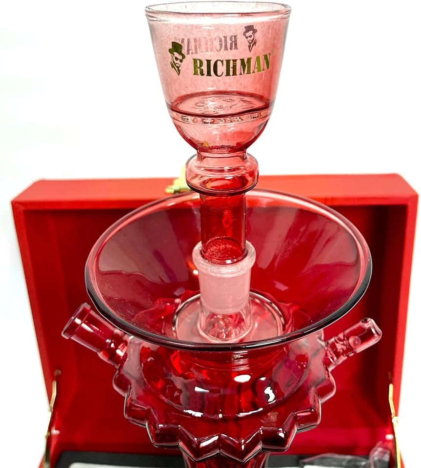 42 cm Richman Traveling Shisha Hookah Box Set with complete accessories hose two heads plate